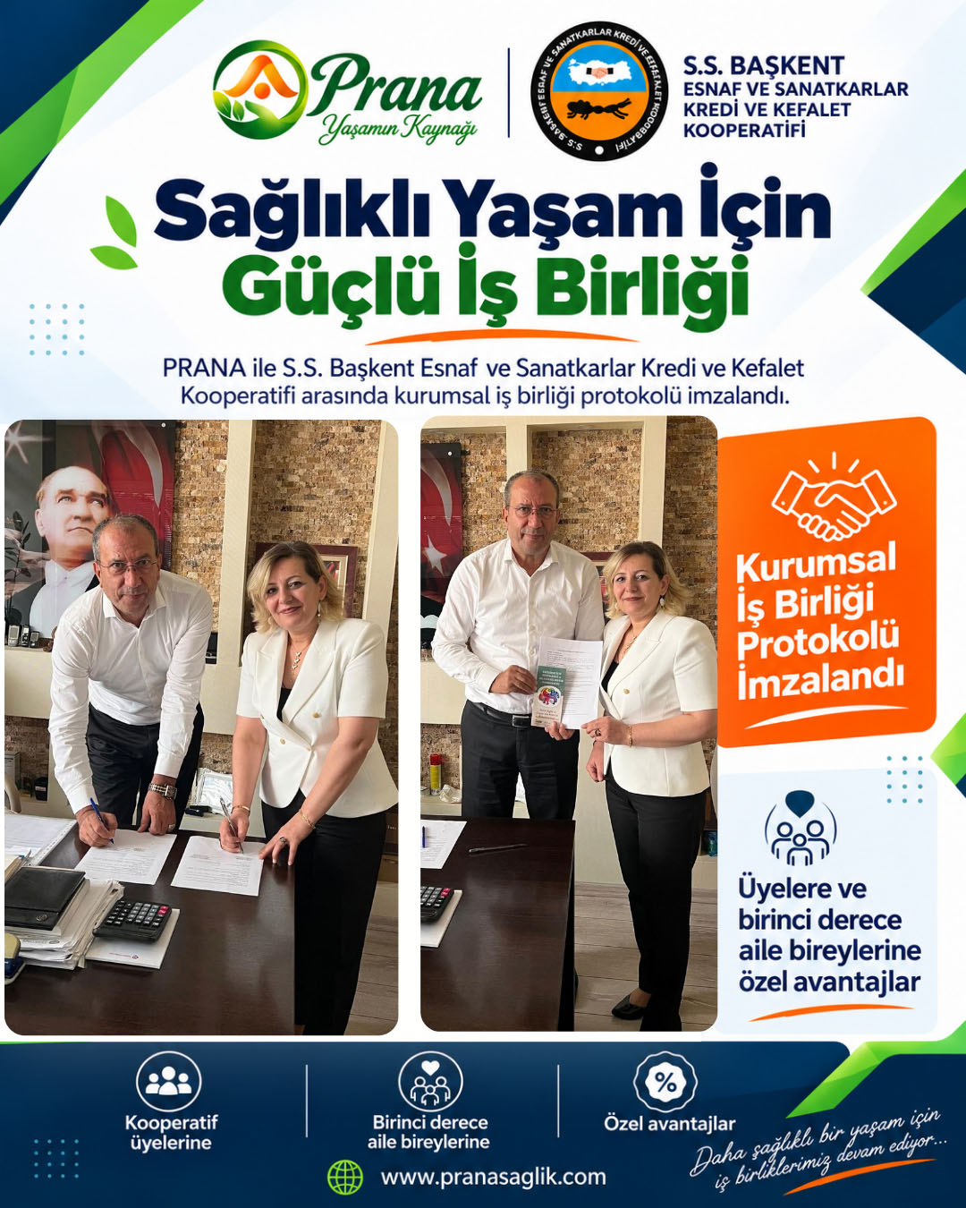 Prana Sağlık Başkent Esnaf ve Sanatkarlar Kredi ve Kefalet Kooperatifi Anlaşma 1